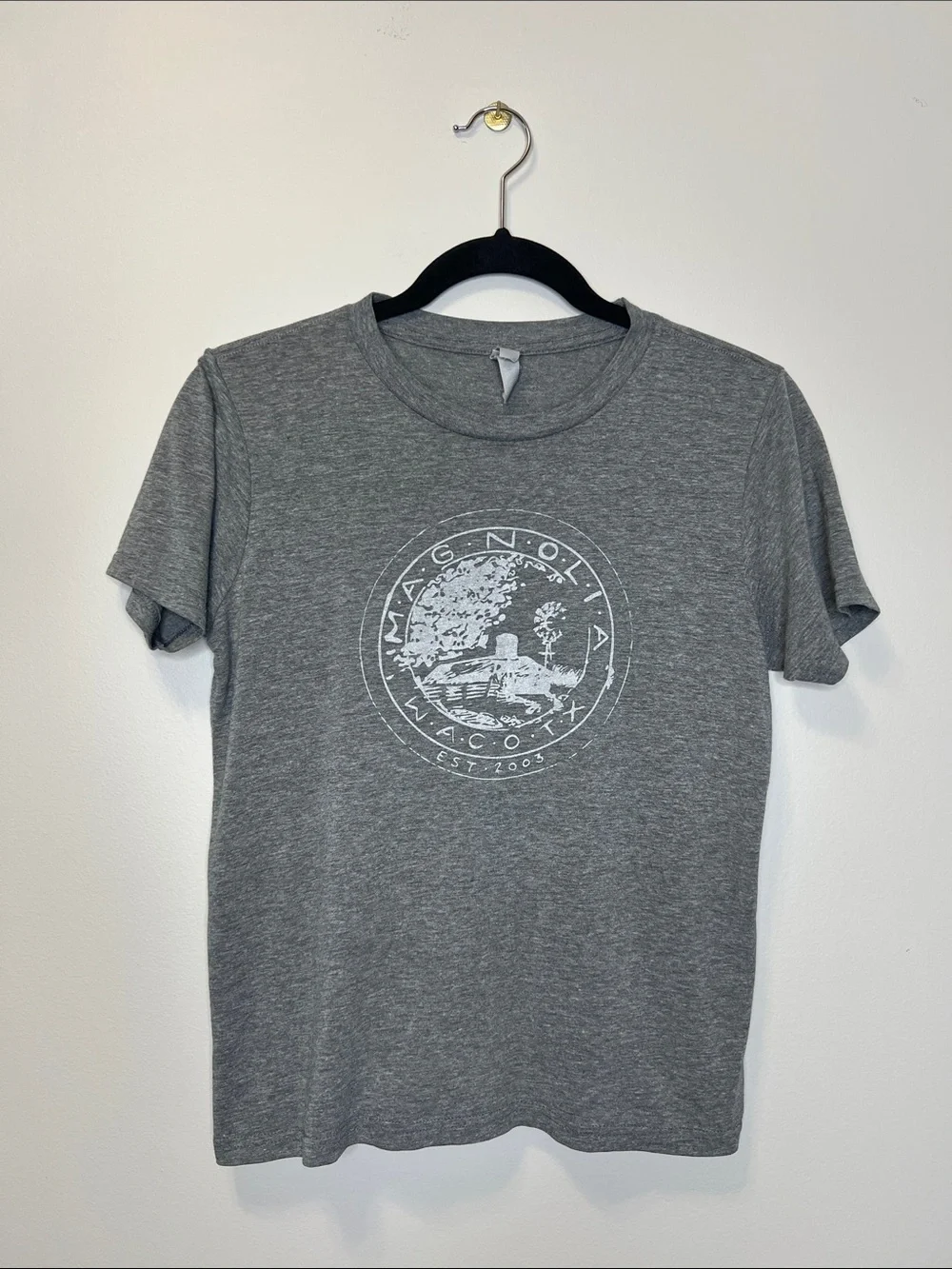 Magnolia Waco TX Gray Destination Tee - Picture 2 of 8
